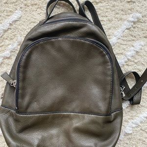 Beautiful leather back pack.